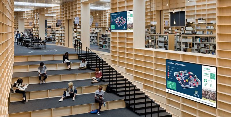 Digital Signage for Library